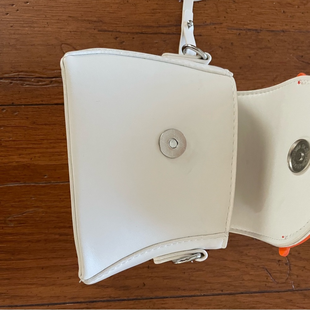Hoodies for Hero’s White and Orange Smiley Face Mini Crossbody Bag - Picture 7 of 14